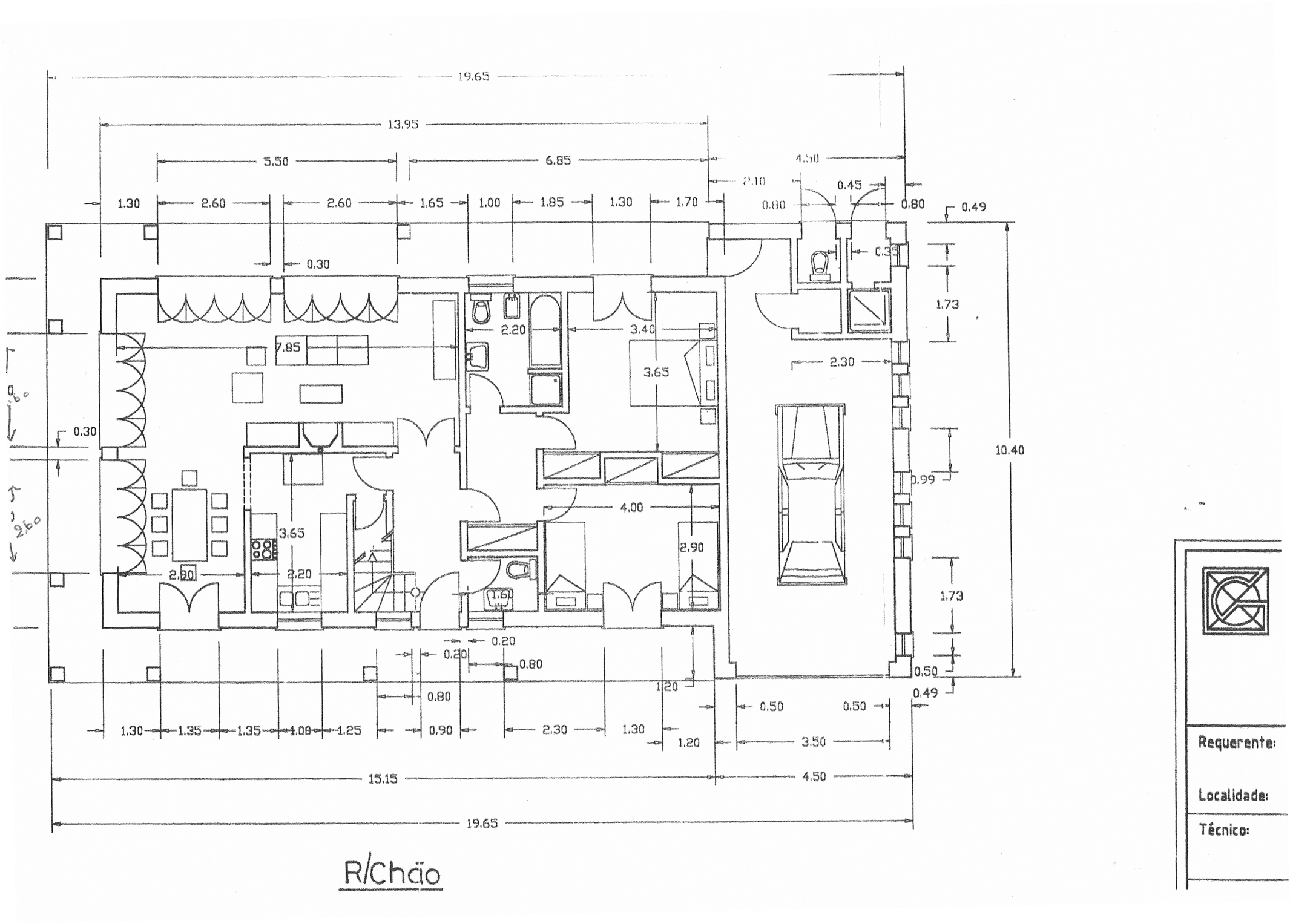Main-floor plan