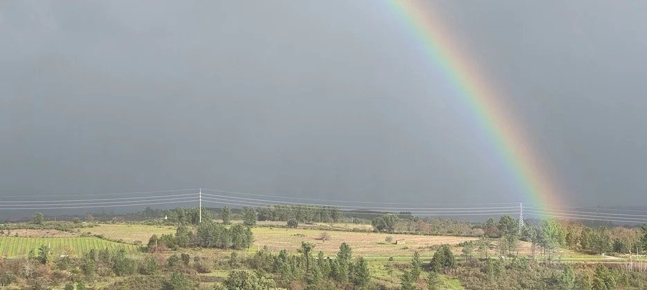 Rainbow over the valley